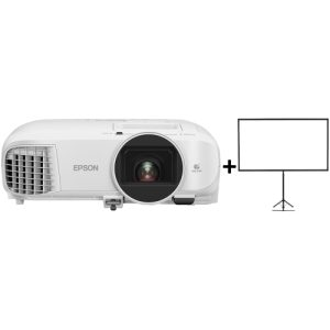 EPSON Audio/Visual Projectors EH-TW5700W + 80IN PORTABLE SCREEN