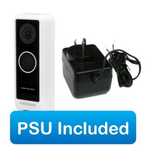 Ubiquiti UniFi Protect G4 Doorbell W/ PSU, 2MP Video W/ Night vision, 30 FPS, PIR Sensor, Built In Display - Requires UCK-G2-PLUS or UDM-PRO